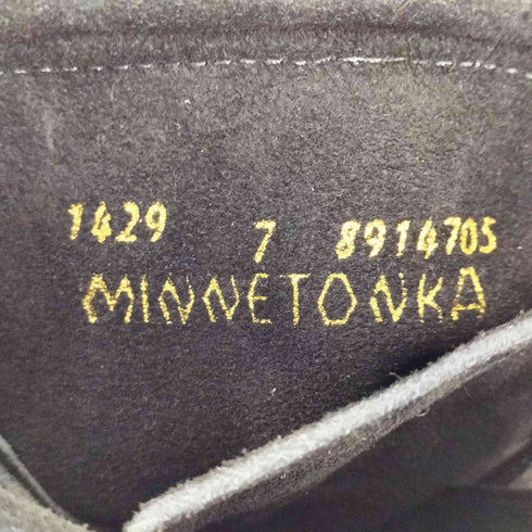 ミネトンカ Minnetonka Front Lace Hardsole Knee Hi Boot レディース US:7