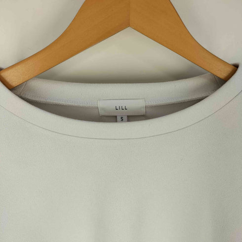 リル LILL ルーズシルエットワイドスリーブフェイクレイヤードロングスリーブプルオーバー メンズ JPN:S