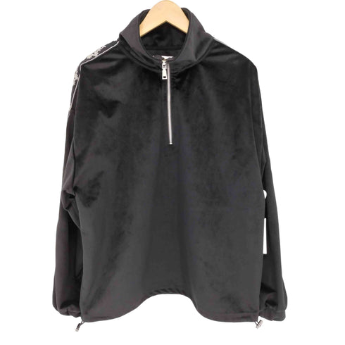 VELNUS Sideline velor half-zip pullover/サイドラインベロアハーフジッププルオーバー メンズ JPN:S