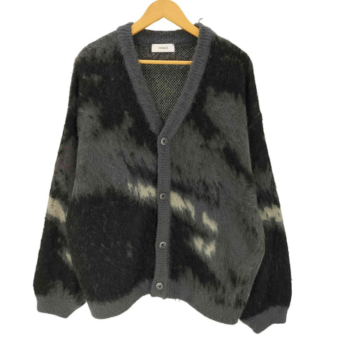 SERACE Loose silhouette abstract shaggy cardigan / ルーズシルエットアブストラクトシャギーカーディガン メンズ JPN:S
