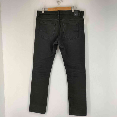 ディオールオム Dior HOMME 18SS ボタンフライ ストレッチ ストレート デニムパンツ メンズ 33