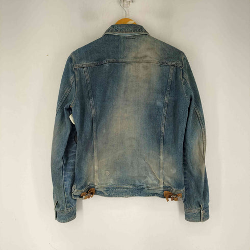 イサムカタヤマバックラッシュ ISAMU KATAYAMA BACKLASH COTTON 100%シルケット13.5ozデニム メンズ JPN:L