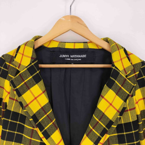 ジュンヤワタナベコムデギャルソン JUNYA WATANABE COMME des GARCONS AD2006 2006AW タータンチェック シングルブレスト 1B テーラード ジャケット レディース SS
