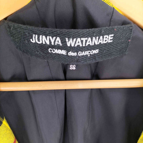 ジュンヤワタナベコムデギャルソン JUNYA WATANABE COMME des GARCONS AD2006 2006AW タータンチェック シングルブレスト 1B テーラード ジャケット レディース SS