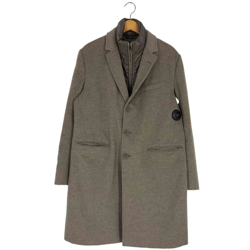 ヘルノ Herno PIACENZA DROPGLIDE Cashmere Chester ライナー中綿ベスト カシミヤ チェスターコート メンズ EUR:50
