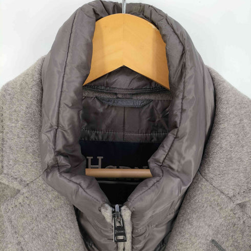ヘルノ Herno PIACENZA DROPGLIDE Cashmere Chester ライナー中綿ベスト カシミヤ チェスターコート メンズ EUR:50