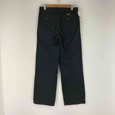 ポロバイラルフローレン Polo by RALPH LAUREN ブラックチノパン ノータック コットンパンツ レディース 18