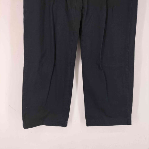 ポロバイラルフローレン Polo by RALPH LAUREN ブラックチノパン ノータック コットンパンツ レディース 18