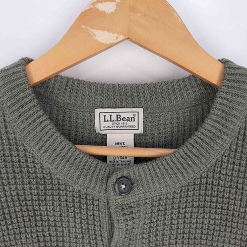 エルエルビーン L.L.Bean ヘンリーネック ウール混 ニット メンズ XXL