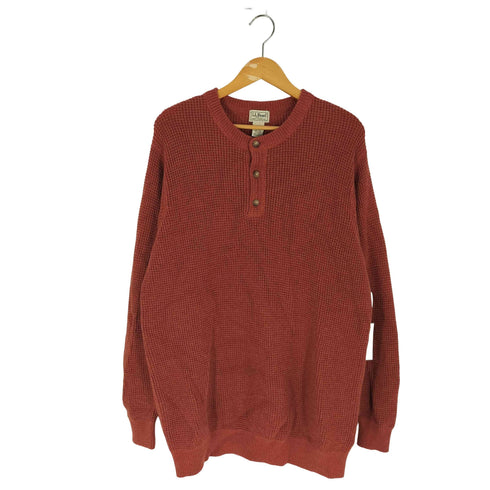 エルエルビーン L.L.Bean ヘンリーネック ウール混 ニット メンズ XXL