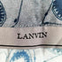 ランバン LANVIN ビスコース100 サメ総柄 開襟シャツ メンズ 38