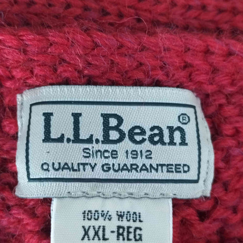 エルエルビーン L.L.Bean フィッシャーマンアランニットカーディガン メンズ XXL