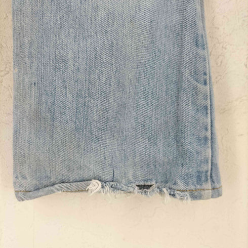 リーバイス Levis アメリカ製 オレンジタブ ボタン裏10刻印 42TALONジップ ブーツカット フレア デニム パンツ ベルボトム レディース 記載無し