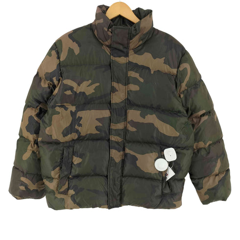 カーハートワークインプログレス Carhartt WIP DEMING JACKET カモ柄 ダウンジャケット メンズ S