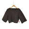 ザラ ZARA ショート丈ニットカーディガン レディース import:M
