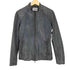 モルガンオム MORGAN HOMME lamb leather山羊革 染加工 シングルライダースジャケット メンズ import:M