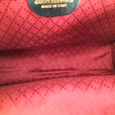 グッチ GUCCI PARFUMUS 70-80S OLD イタリア製 シェリーライン GG キャンバス モノグラム ショルダーバッグ レディース