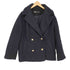 ザラ ZARA フェイクボア ダブルブレスト 金ボタン チェスターコート レディース import:S