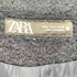 ザラ ZARA フェイクボア ダブルブレスト 金ボタン チェスターコート レディース import:S