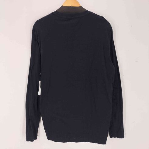 ブラックレーベルクレストブリッジ BLACK LABEL CRESTBRIDGE フロントチェック L/S クルーネックTシャツ メンズ import:L