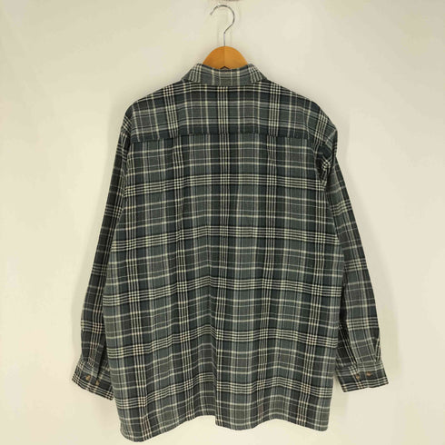 CLAYBROOKE OUTDOORS 90~00s ウクライナ製 ウール混 アクリル チェック ネルシャツ メンズ import:L