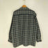 CLAYBROOKE OUTDOORS 90~00s ウクライナ製 ウール混 アクリル チェック ネルシャツ メンズ import:L