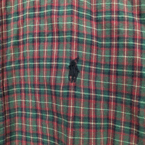 ラルフローレン RALPH LAUREN ポニー刺繍 ボタンダウンチェックシャツ メンズ 100