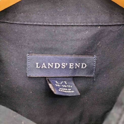 ランズエンド LANDS END 企業ロゴ L/S ワークシャツ メンズ import:L