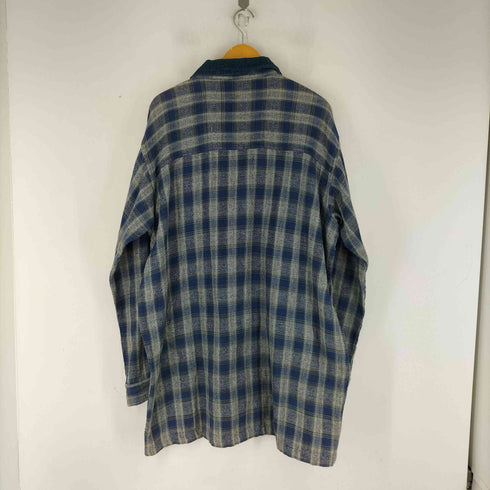 Authentic Resist Clothing 襟コーデュロイ ジップアップ シャツジャケット メンズ import:XXL