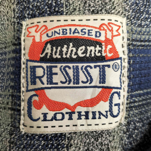 Authentic Resist Clothing 襟コーデュロイ ジップアップ シャツジャケット メンズ import:XXL