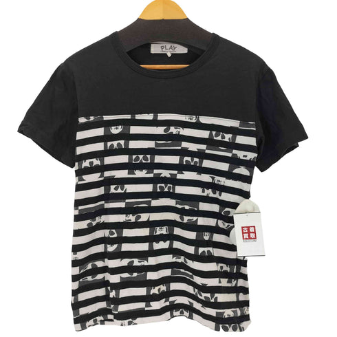 プレイコムデギャルソン PLAY COMME des GARCONS AD2009 スカルボーダークルーネックTシャツ メンズ JPN:M