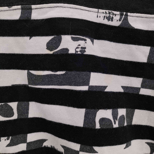 プレイコムデギャルソン PLAY COMME des GARCONS AD2009 スカルボーダークルーネックTシャツ メンズ JPN:M