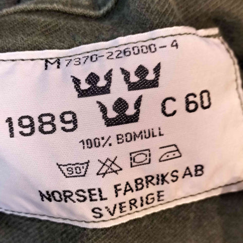 SWEDISH MILITARY 89年製 スウェーデン軍 ユーティリティパンツ アメカジ メンズ C60