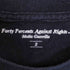 フォーティーパーセントアゲインストライツ FORTY PERCENTS AGAINST RIGHTS FPARプリント S/S クルーネック Tシャツ メンズ JPN:2
