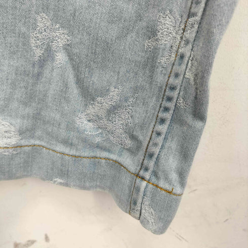 ツモリチサト TSUMORI CHISATO 蝶柄刺繍 デニムサロペット レディース 1