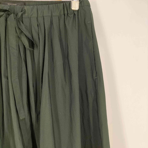マックスマーラウィークエンド MAX MARA WEEKEND ウエスト紐 タック フレアスカート レディース JPN:36