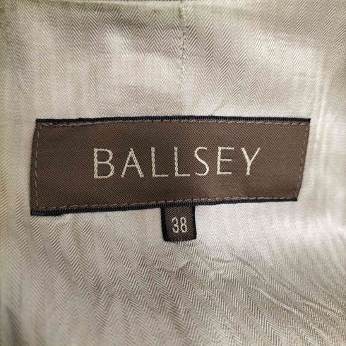 ボールジー BALLSEY リブニット フック ファー ラムレザージャケット y2k レディース JPN:38