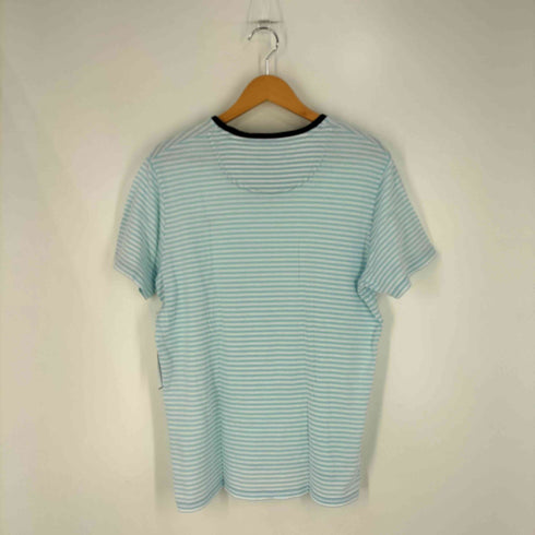 フレッドペリー FRED PERRY ロゴ刺繍 ボーダー S/S クルーネックTシャツ メンズ import:M