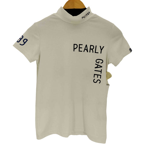 パーリーゲイツ PEARLY GATES モックネック S/S プリントTシャツ レディース 0