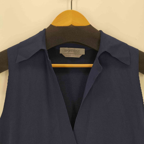 スポーツマックス SPORTMAX イタリア製 プリントノースリーブワンピース レディース