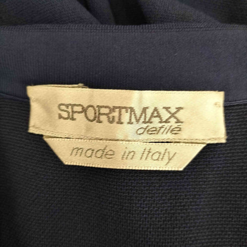 スポーツマックス SPORTMAX イタリア製 プリントノースリーブワンピース レディース