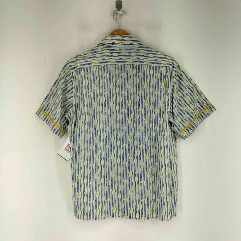 ランバンコレクション LANVIN COLLECTION 総柄 S/S 開襟シャツ メンズ import:L