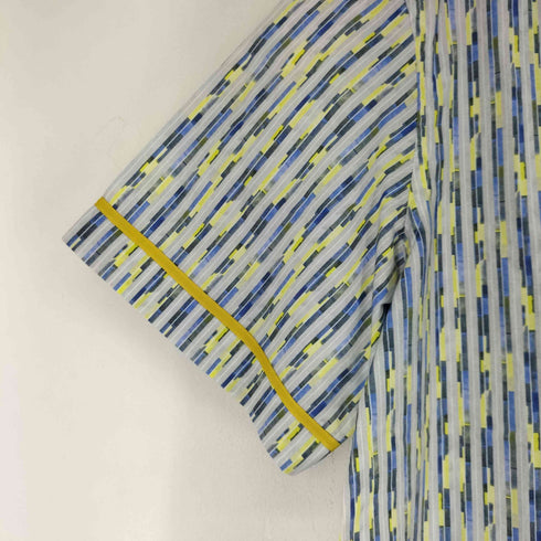 ランバンコレクション LANVIN COLLECTION 総柄 S/S 開襟シャツ メンズ import:L