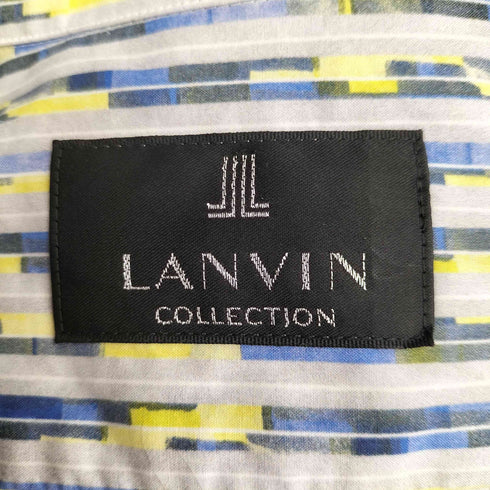 ランバンコレクション LANVIN COLLECTION 総柄 S/S 開襟シャツ メンズ import:L