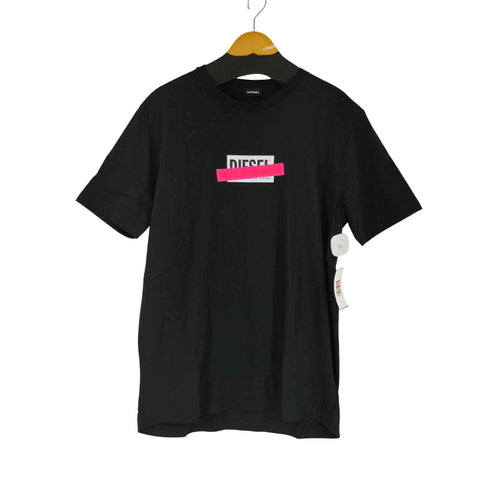 ディーゼル DIESEL リフレクター ロゴプリント S/S Tシャツ メンズ JPN:L