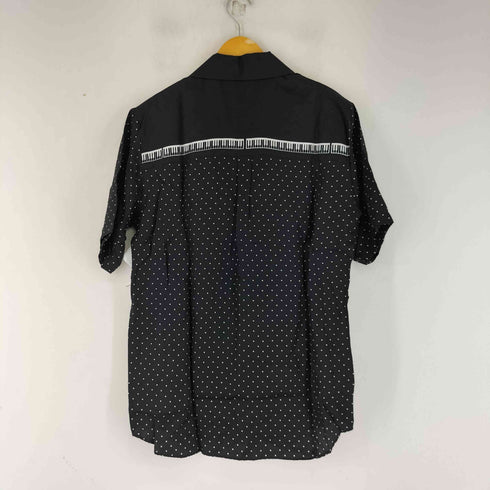 アンダーカバー UNDERCOVER 17SS 鍵盤 ドット オープンカラーシャツ メンズ JPN:2