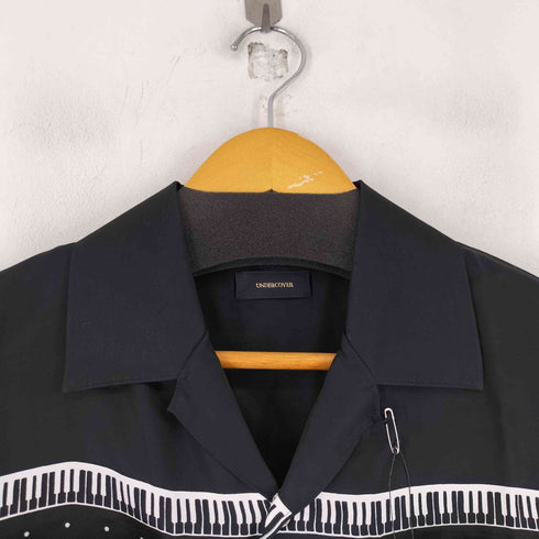 アンダーカバー UNDERCOVER 17SS 鍵盤 ドット オープンカラーシャツ メンズ JPN:2
