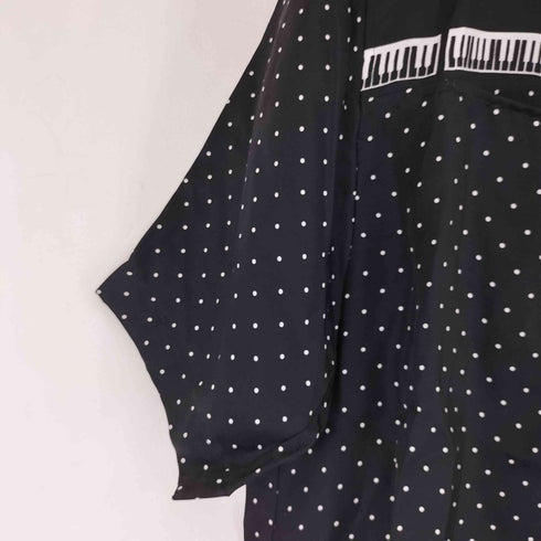 アンダーカバー UNDERCOVER 17SS 鍵盤 ドット オープンカラーシャツ メンズ JPN:2