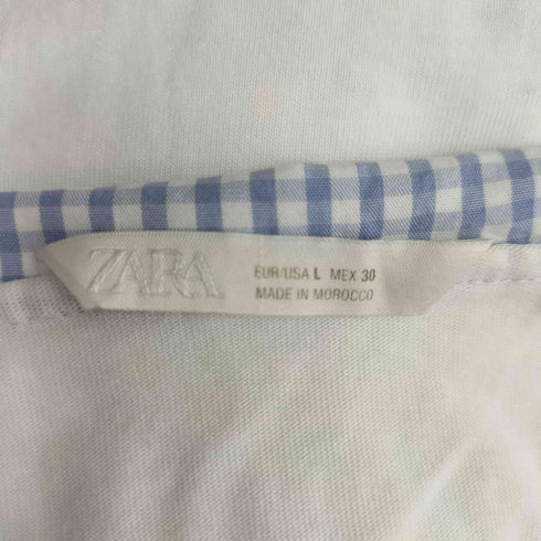 ザラ ZARA フリル襟 ブラウス レディース import:L