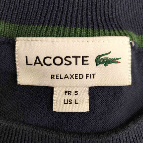 ラコステ LACOSTE リラックスフィットニットTシャツ メンズ L